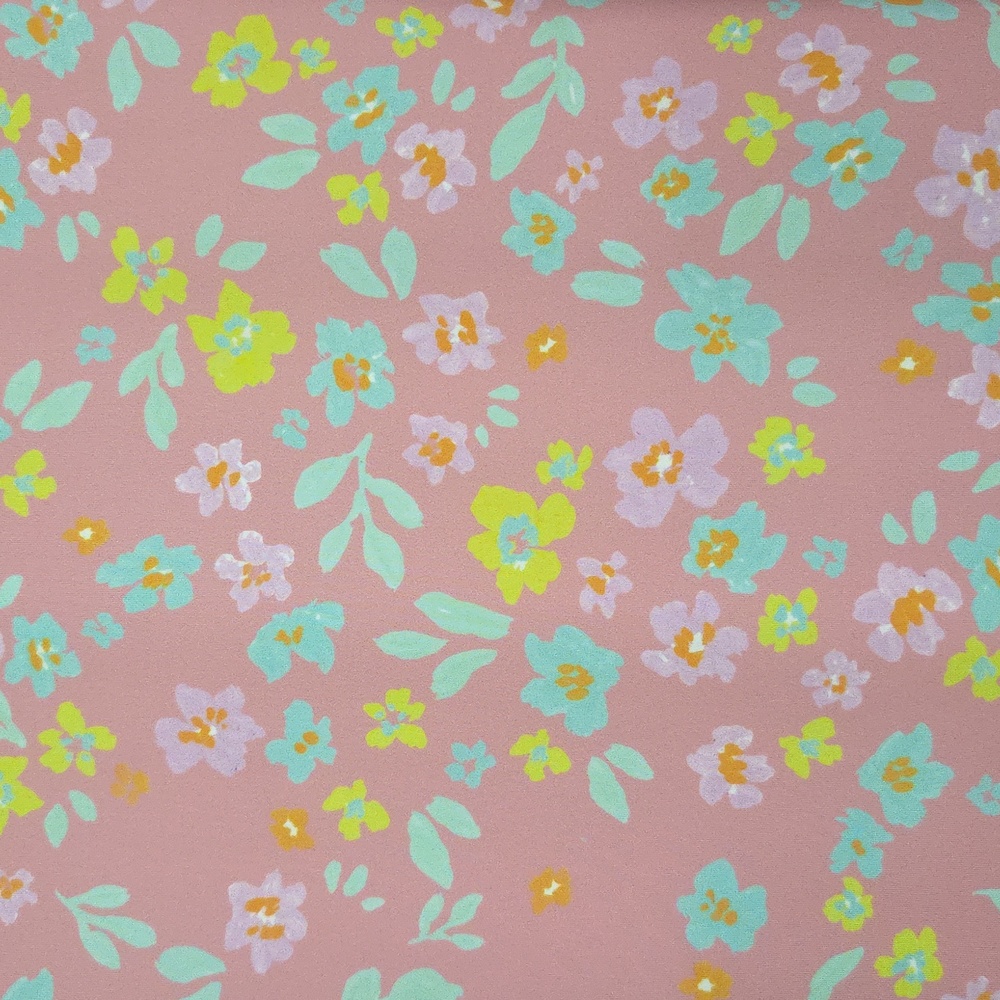 Bad Birdie Men's Golf Polo In Excellent Condition. Nice Pink Floral Pattern. - Picture 7 of 7